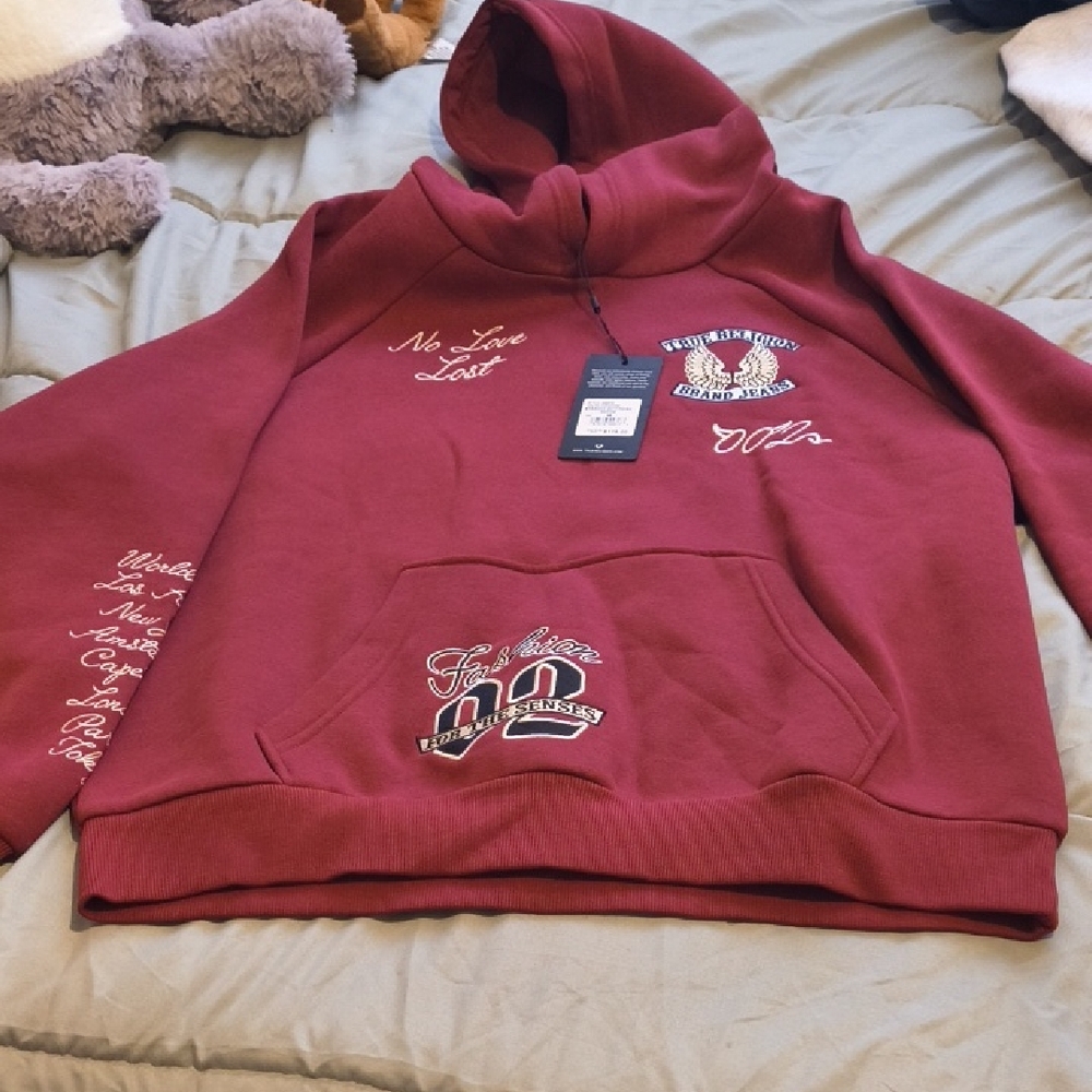 True Religion Red Hoodie